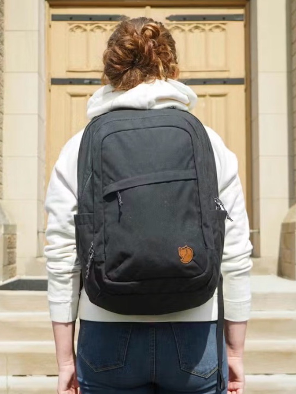 Fjällräven Räven 28L Backpack Black Laptop Travel Hiking Everyday Carry EDC